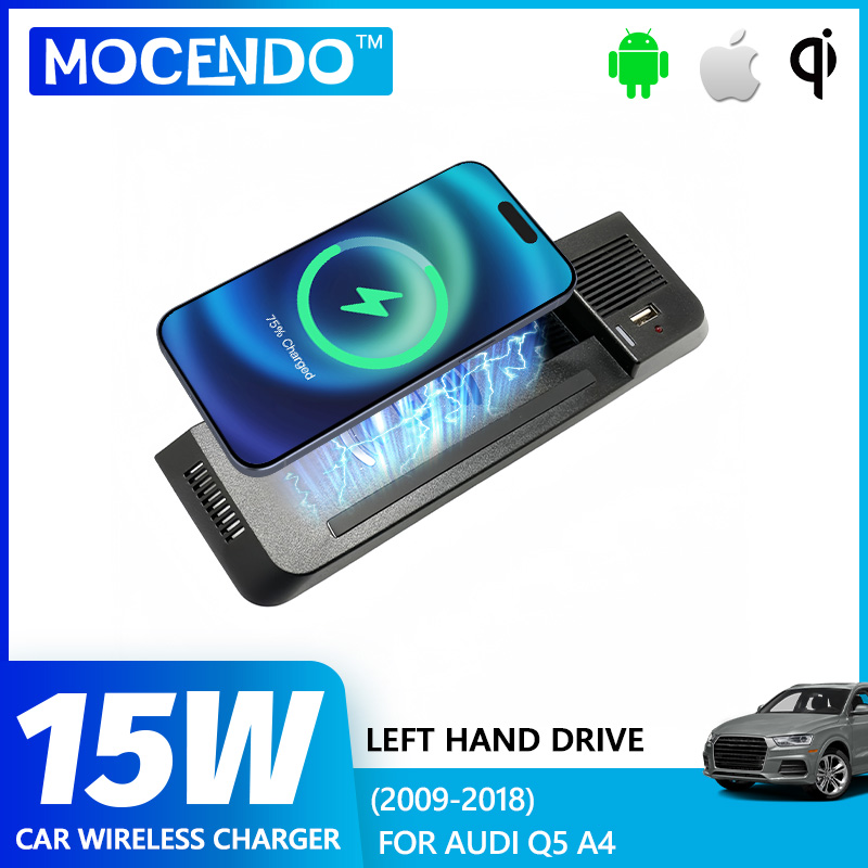 Wireless Car Charger Mount Fast Charging - Chargeur sans fil rapide pour voiture