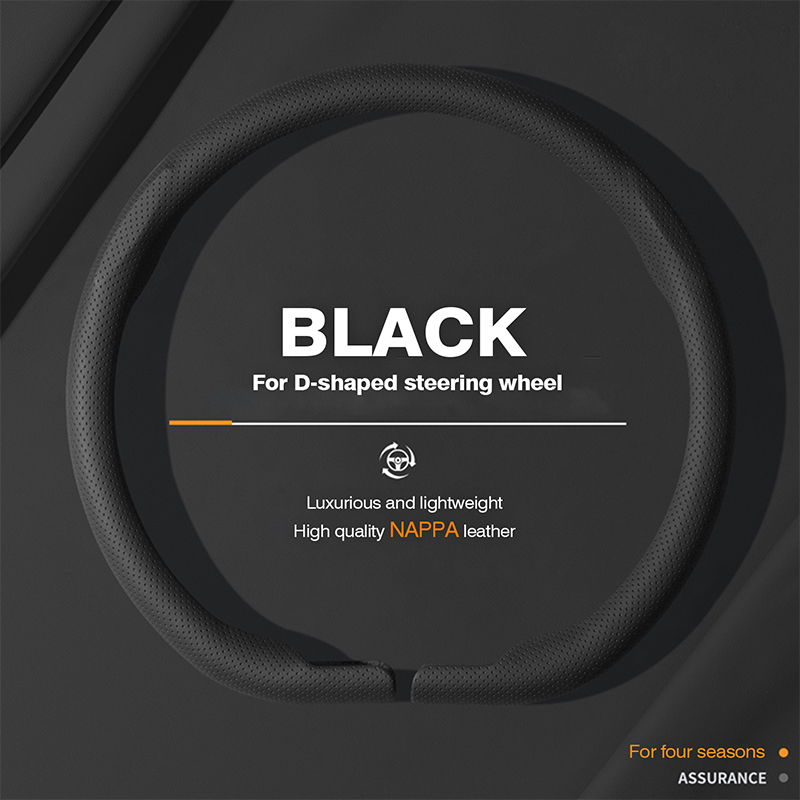 Car Steering Wheel Cover Anti Slip Breathable - Compatible avec les housses de volant