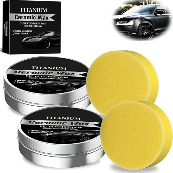 Car Scratch Repair Polishing Wax Paste - Kit de Crème de Polissage Céramique