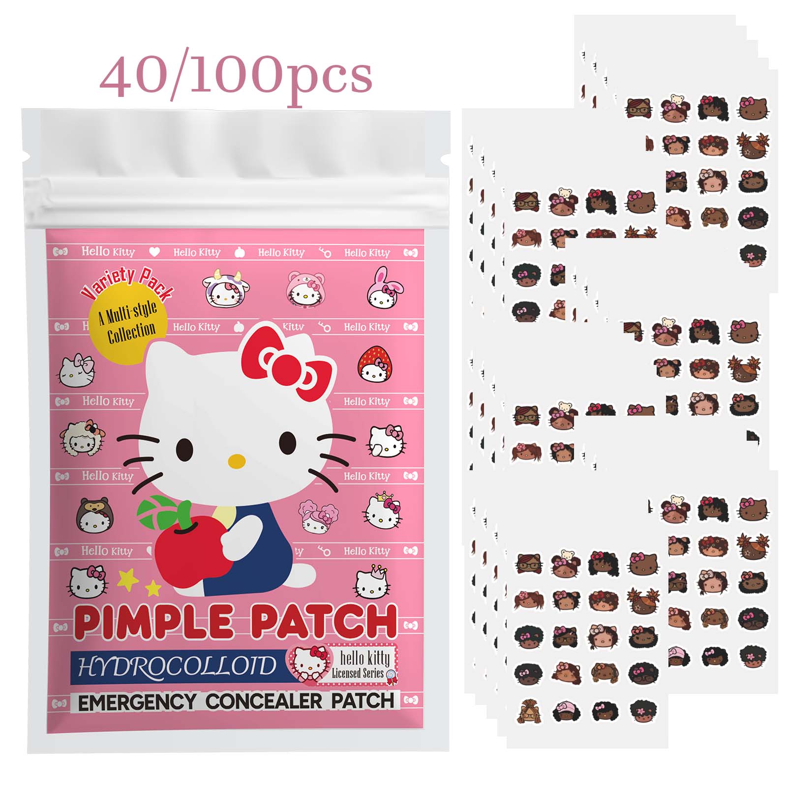 Car Care - 40/100PCS Hello Kitty Hydrocolloid Blemish Care
