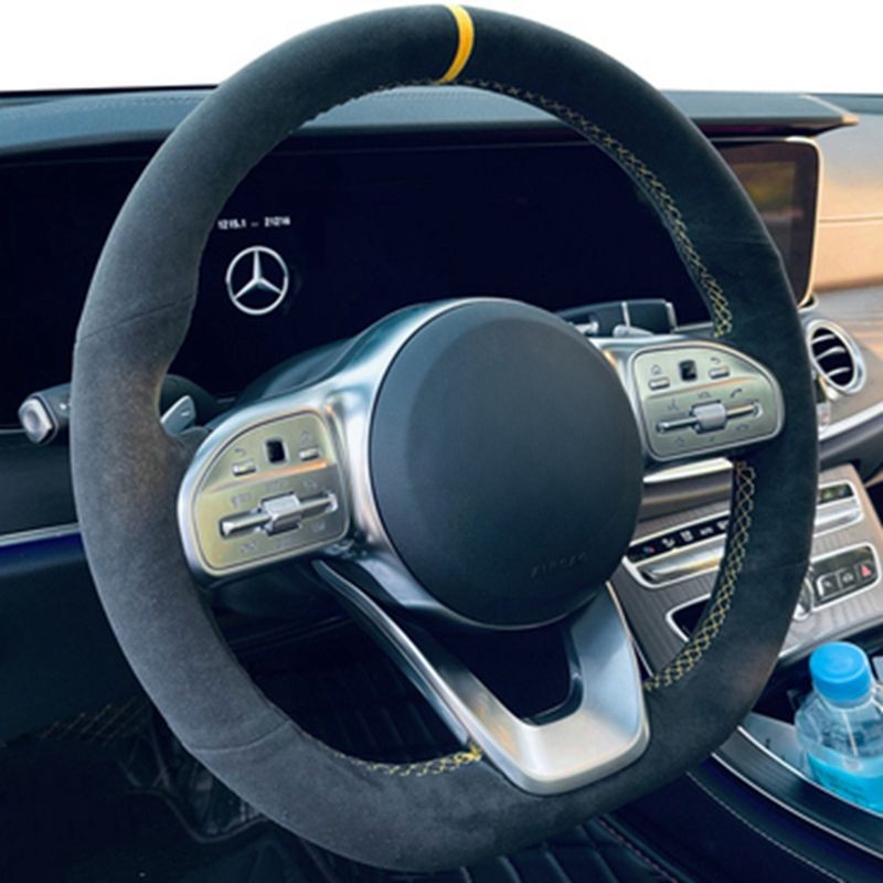 Car Steering Wheel Cover Anti Slip Breathable - Juste de volant de voiture coordonnante