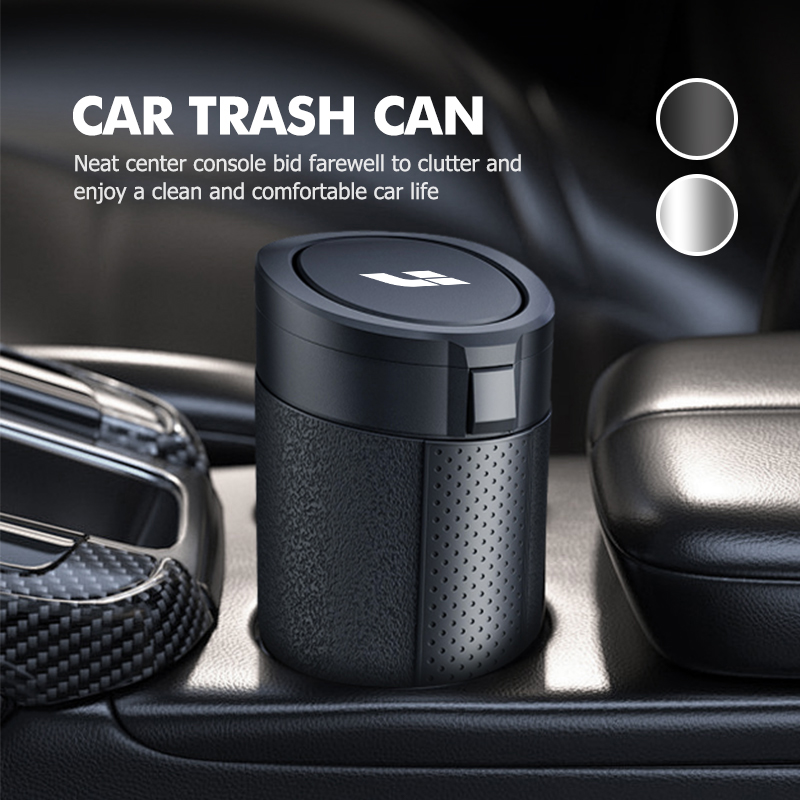 Waterproof Car Trash Can With Lid - Poubelle de voiture en ABS, boîte