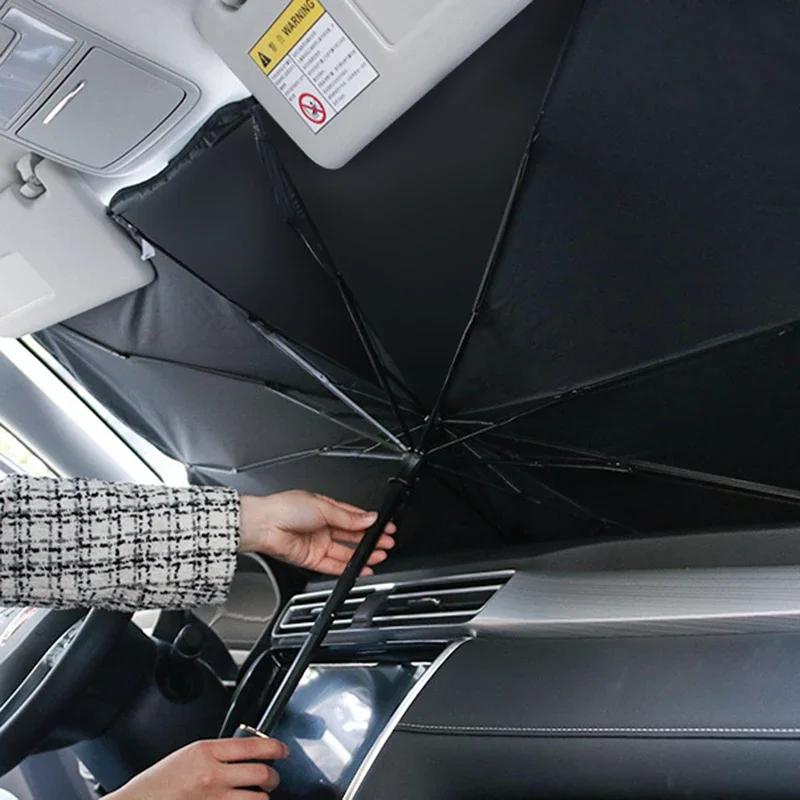 Car Sunshade Windshield Umbrella Foldable - Pare-soleil pliable pour pare-brise de voiture,