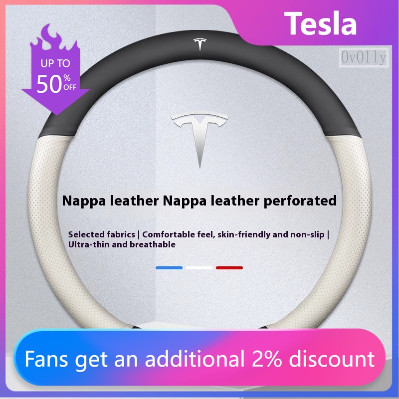 Car Steering Wheel Cover Anti Slip Breathable - Housse de volant de voiture en