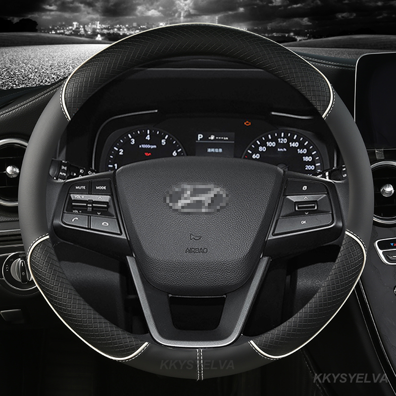 Car Steering Wheel Cover Anti Slip Breathable - Housse de volant de voiture en