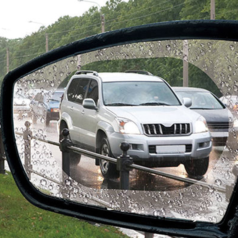 Anti Glare Car Rearview Mirror Film - 5 paires de films anti-pluie pour