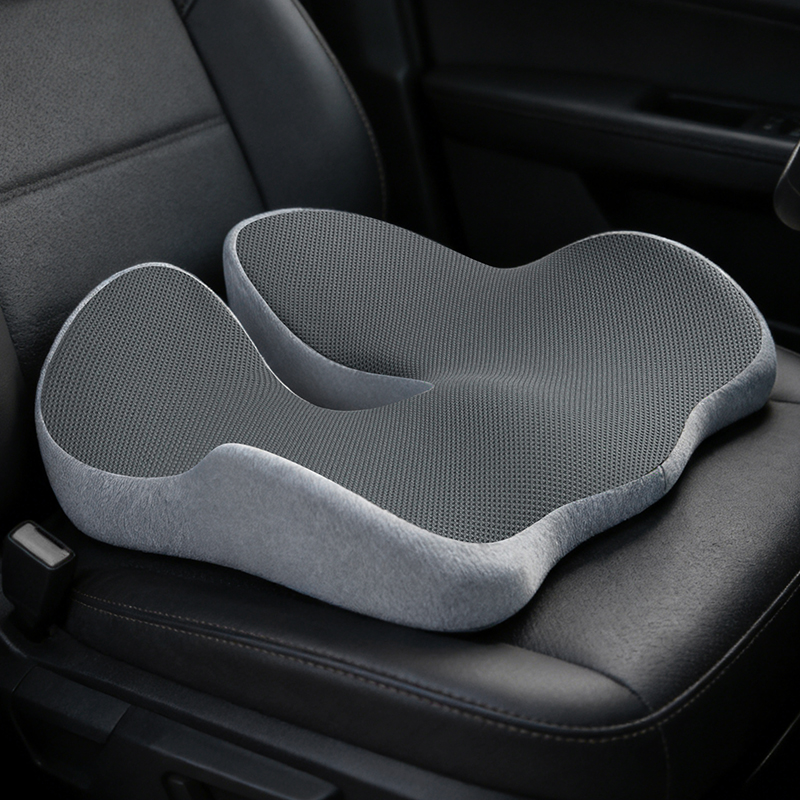Memory Foam Car Neck Pillow Lumbar Support - Coussin de siège de voiture en