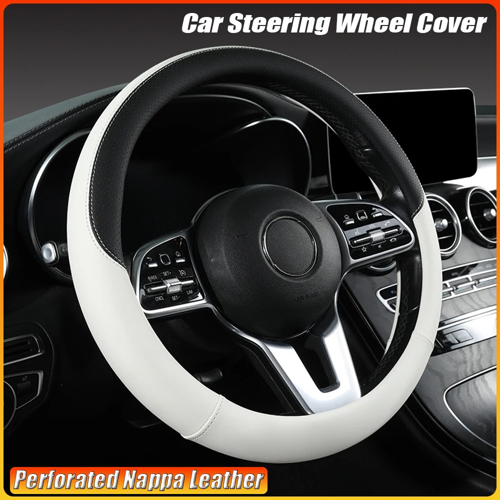 Car Steering Wheel Cover Anti Slip Breathable - Housse de volant de voiture en