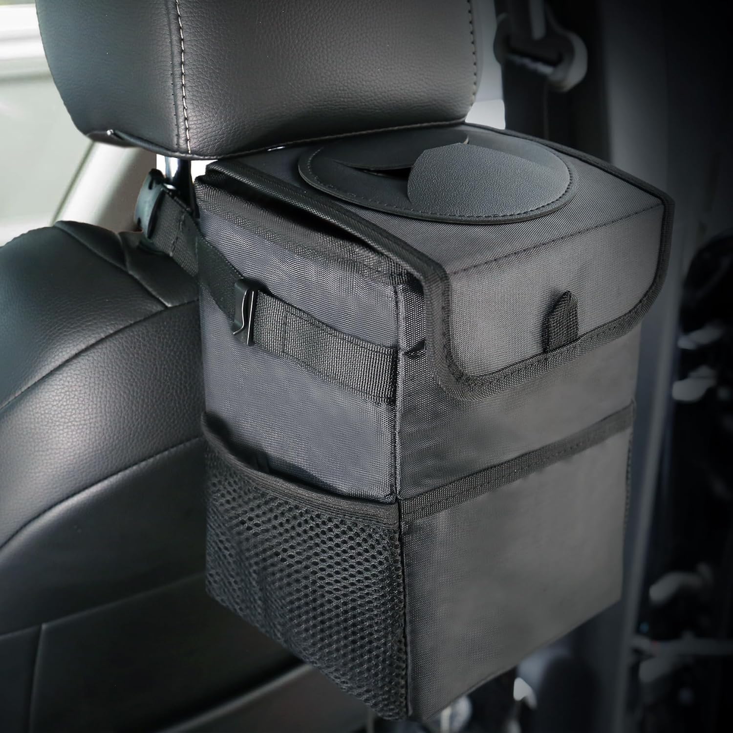 Waterproof Car Trash Can With Lid - Poubelle de voiture 3 en 1
