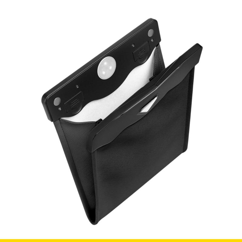 Waterproof Car Trash Can With Lid - SZCH – poubelle universelle en PU