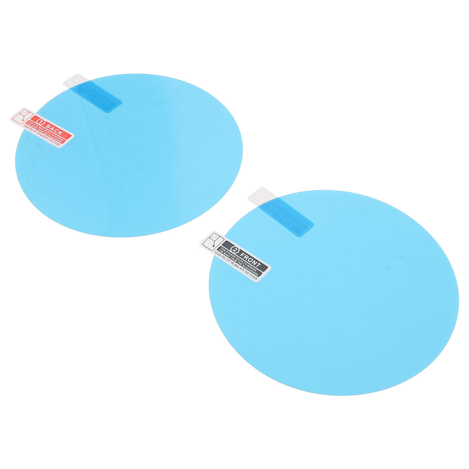 Anti Glare Car Rearview Mirror Film - 1 paire de films pour rétroviseurs