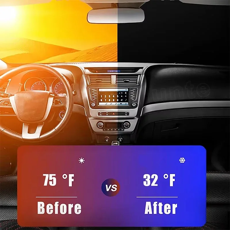 Pare-soleil de voiture anti-UV - Car Sunshade Windshield Umbrella Foldable avis et prix