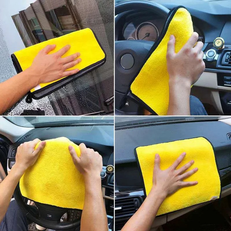 1/20 pièces Chiffons microfibr - Microfiber Car Drying Towel Super Absorbent avis et prix