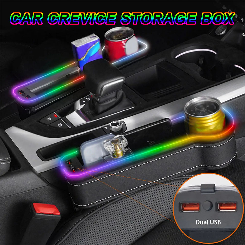 Boîte de rangement de fentes d - Seat Gap Filler Organizer With Usb Charger avis et prix