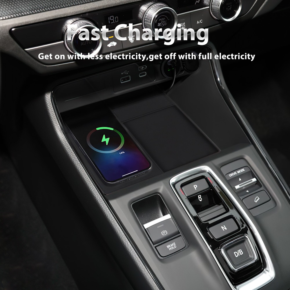 Tapis de chargeur sans fil pou - Wireless Car Charger Mount Fast Charging avis et prix