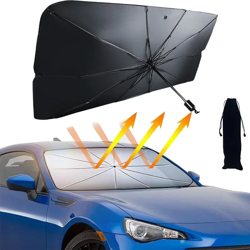 Pare-soleil pliable pour pare- - Car Sunshade Windshield Umbrella Foldable avis et prix