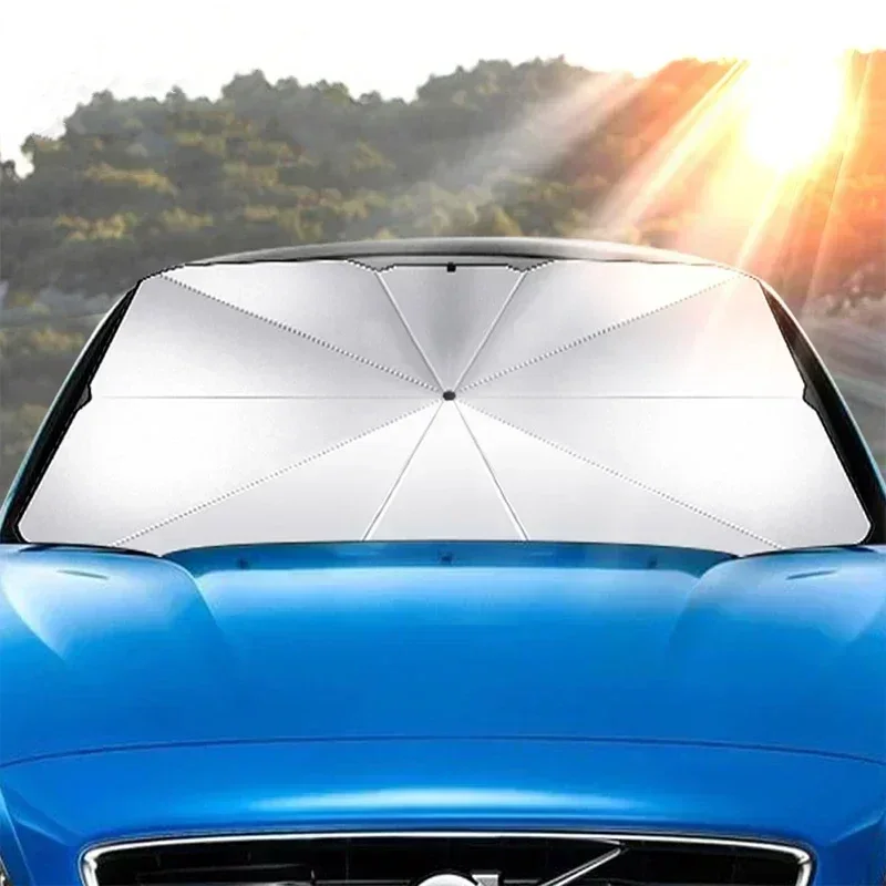 Pare-soleil pliable pour pare- - Car Sunshade Windshield Umbrella Foldable avis et prix
