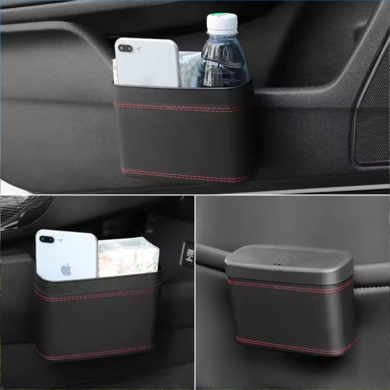 Petite poubelle de voiture por - Waterproof Car Trash Can With Lid avis et prix
