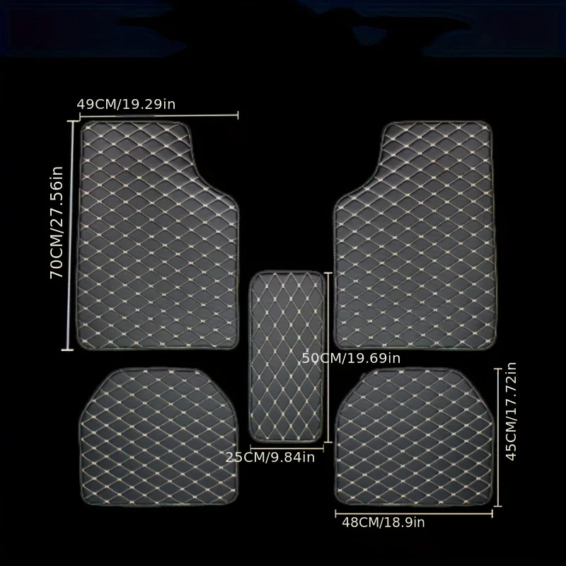 Tapis de sol universels en cui - Car Floor Mats Universal Waterproof Leather avis et prix