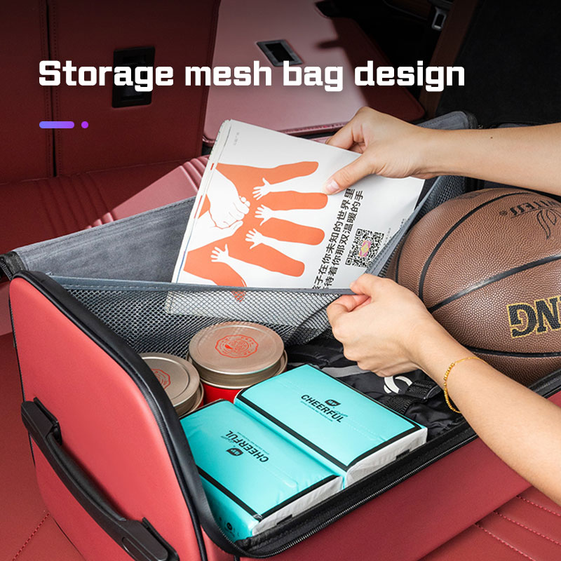 Boîte de rangement de coffre d - Car Trunk Organizer Foldable Storage Box avis et prix