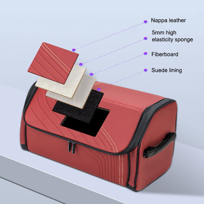 Boîte de rangement de coffre d - Car Trunk Organizer Foldable Storage Box avis et prix