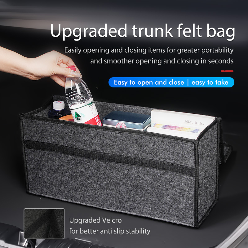 Organisateur de coffre de voit - Car Trunk Organizer Foldable Storage Box avis et prix