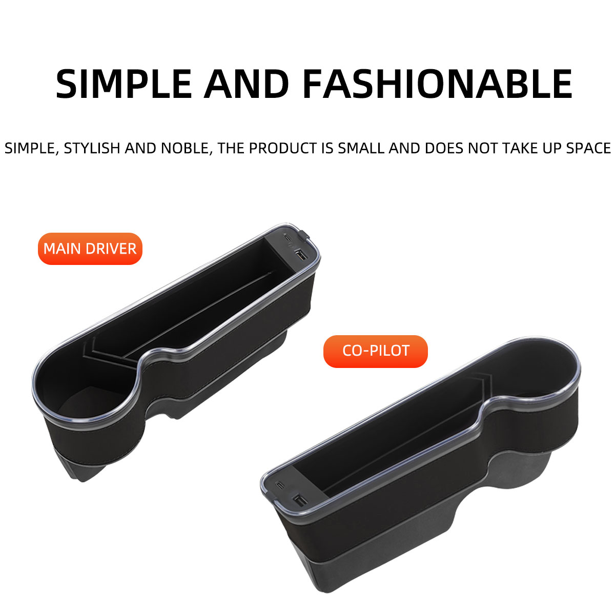Organiseur de rangement pour e - Seat Gap Filler Organizer With Usb Charger avis et prix