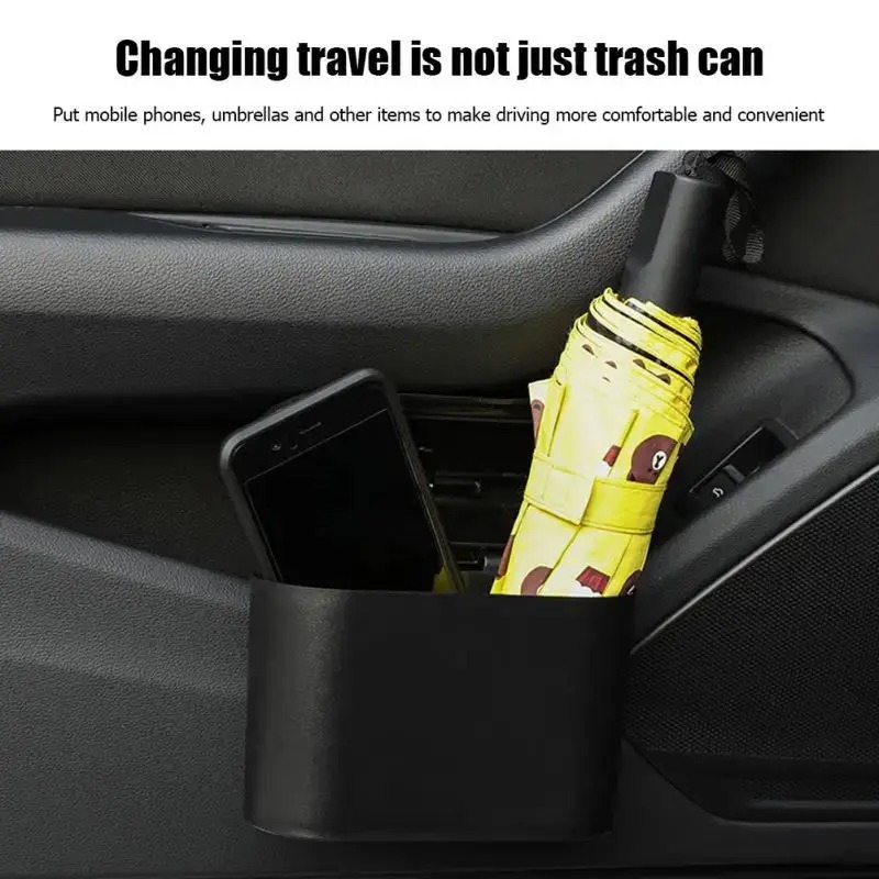Mini poubelle de voiture avec  - Waterproof Car Trash Can With Lid avis et prix