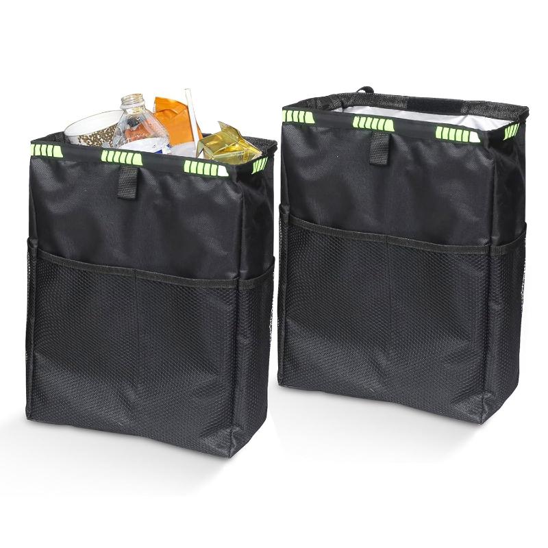 Poubelle de voiture pliable av - Waterproof Car Trash Can With Lid avis et prix