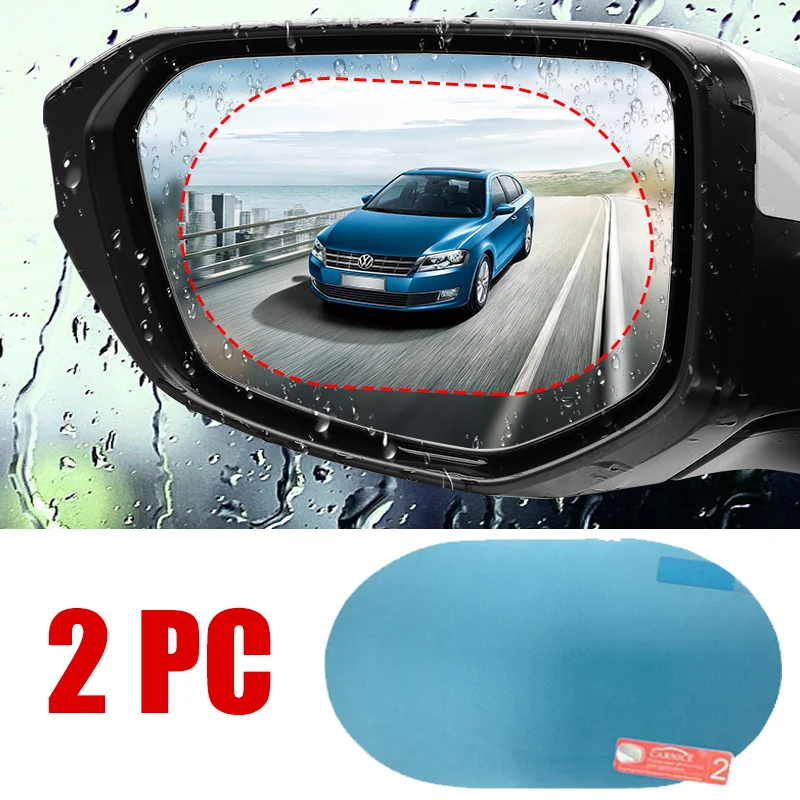 2 pièces autocollant de voitur - Anti Glare Car Rearview Mirror Film avis et prix