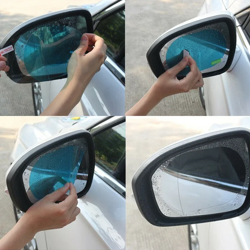 2 pièces autocollant de voitur - Anti Glare Car Rearview Mirror Film avis et prix