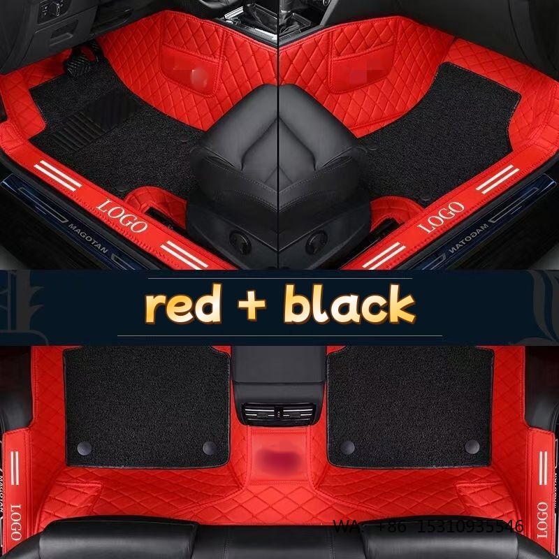 Tapis de sol de voiture en cui - Car Floor Mats Universal Waterproof Leather avis et prix