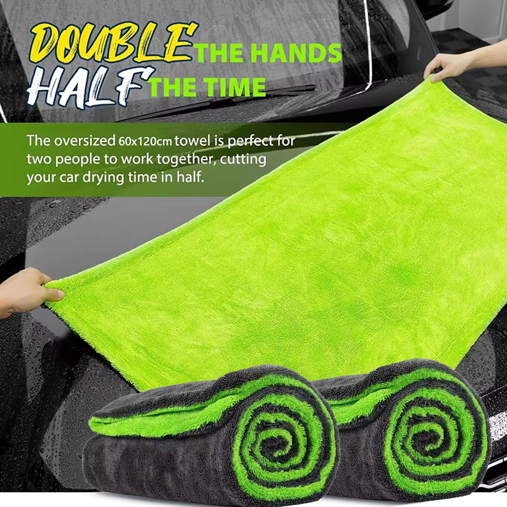 Serviette de lavage de voiture - Microfiber Car Drying Towel Super Absorbent avis et prix
