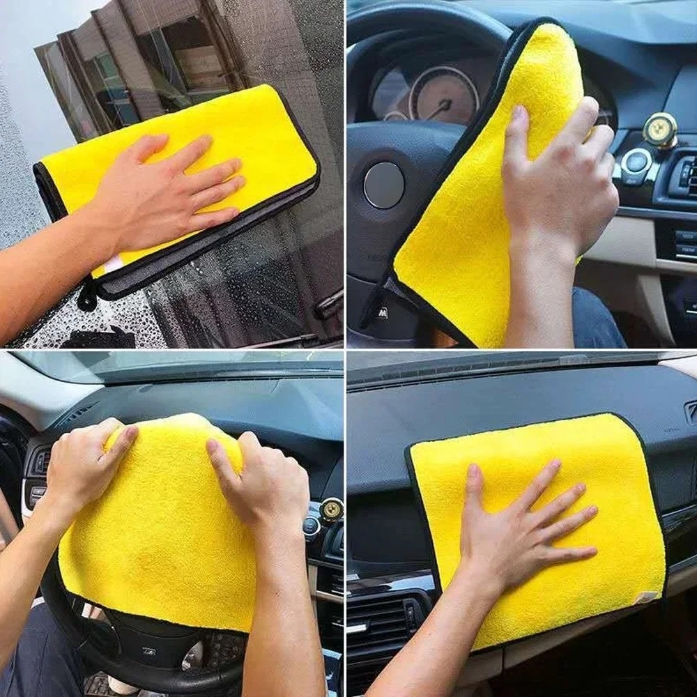 Chiffons microfibres double fa - Microfiber Car Drying Towel Super Absorbent avis et prix