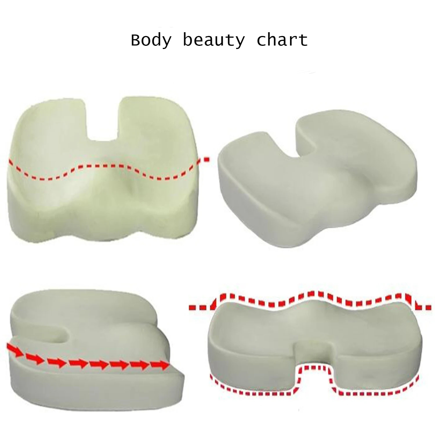 Coussin de siège de voiture de - Memory Foam Car Neck Pillow Lumbar Support avis et prix