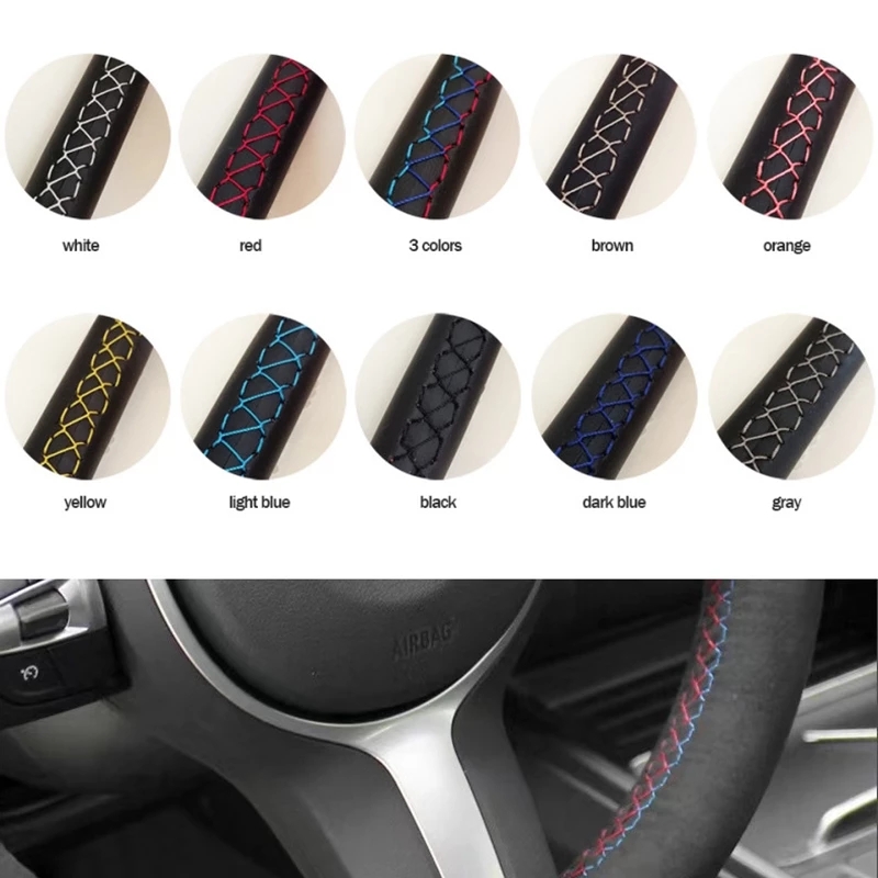 Housse de volant de voiture pe - Car Steering Wheel Cover Anti Slip Breathable avis et prix