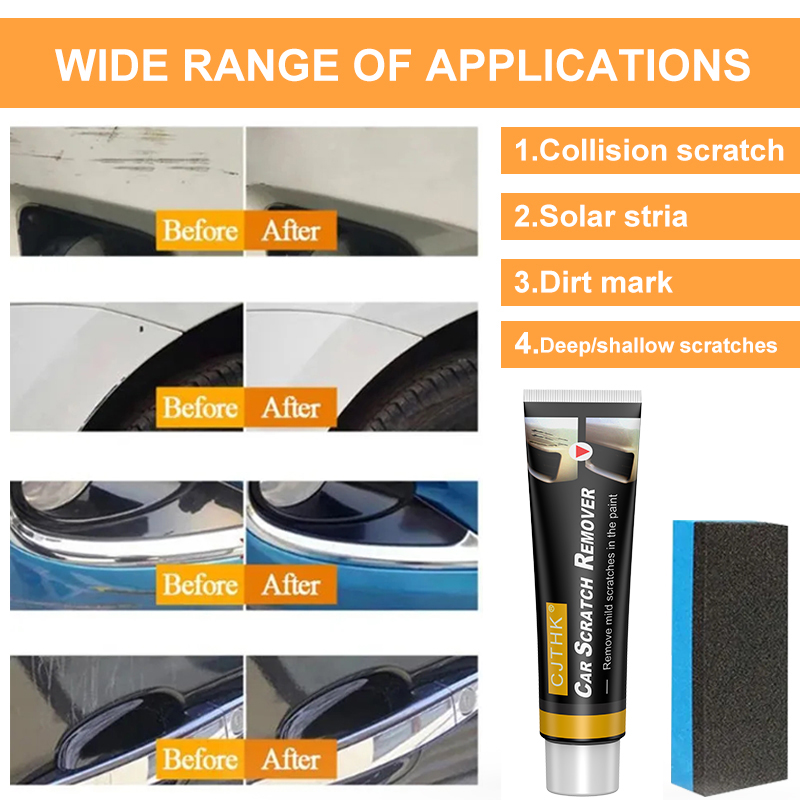Outils de soin de la peinture  - Car Scratch Repair Polishing Wax Paste avis et prix