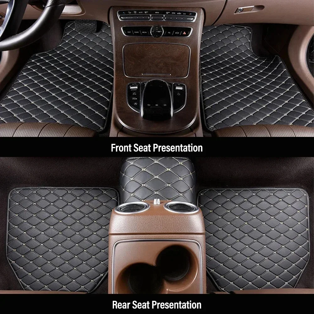 Tapis de sol de voiture 4 pièc - Car Floor Mats Universal Waterproof Leather avis et prix
