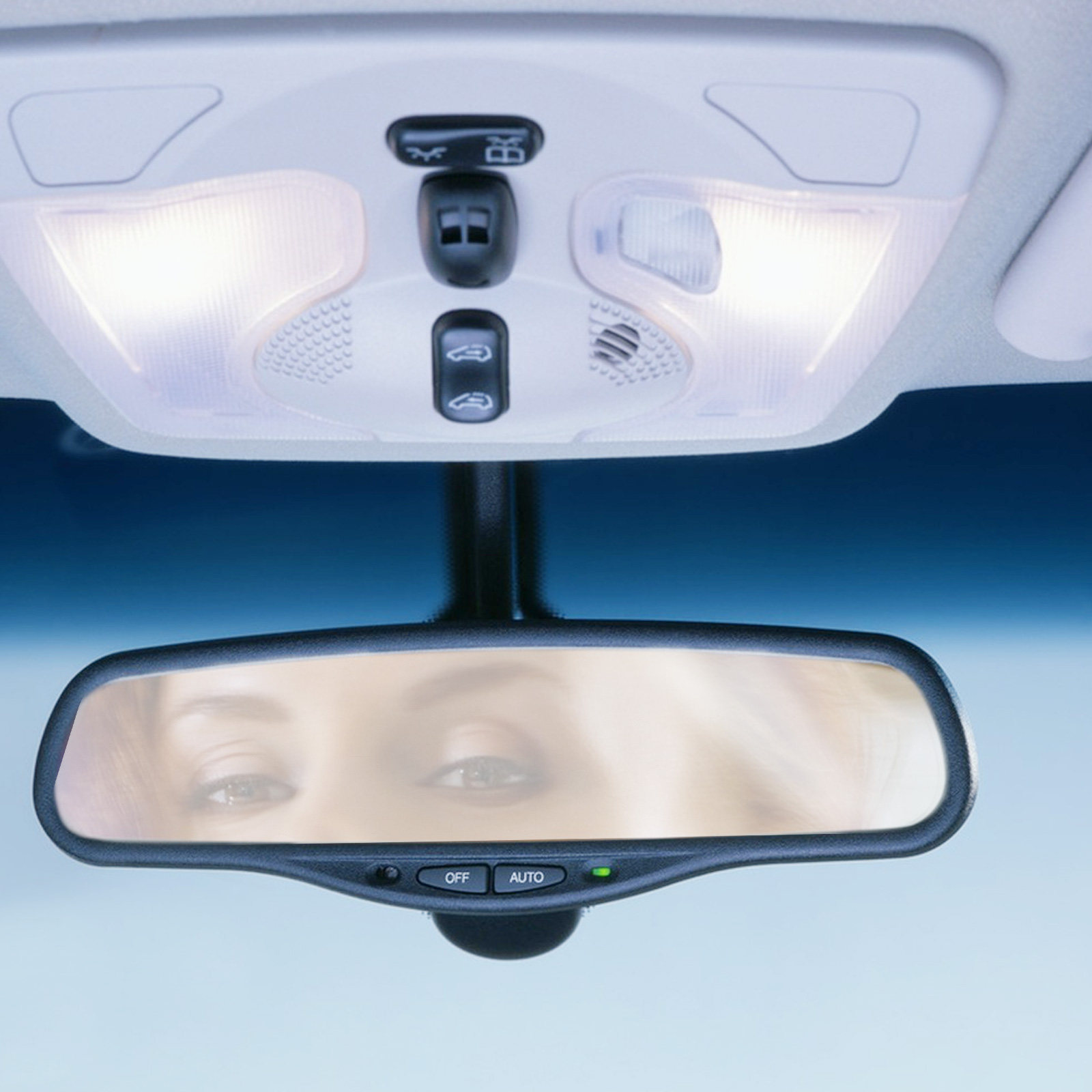 1 ensemble de film protecteur  - Anti Glare Car Rearview Mirror Film avis et prix