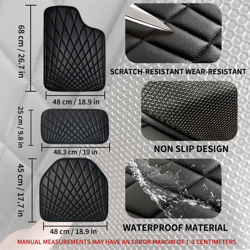 Tapis de sol de voiture univer - Car Floor Mats Universal Waterproof Leather avis et prix
