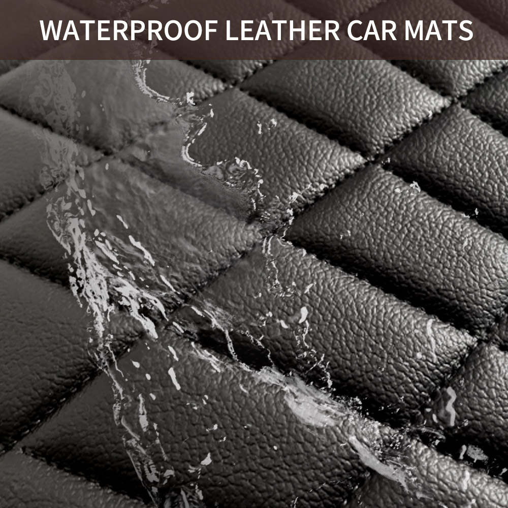Tapis de sol de voiture univer - Car Floor Mats Universal Waterproof Leather avis et prix
