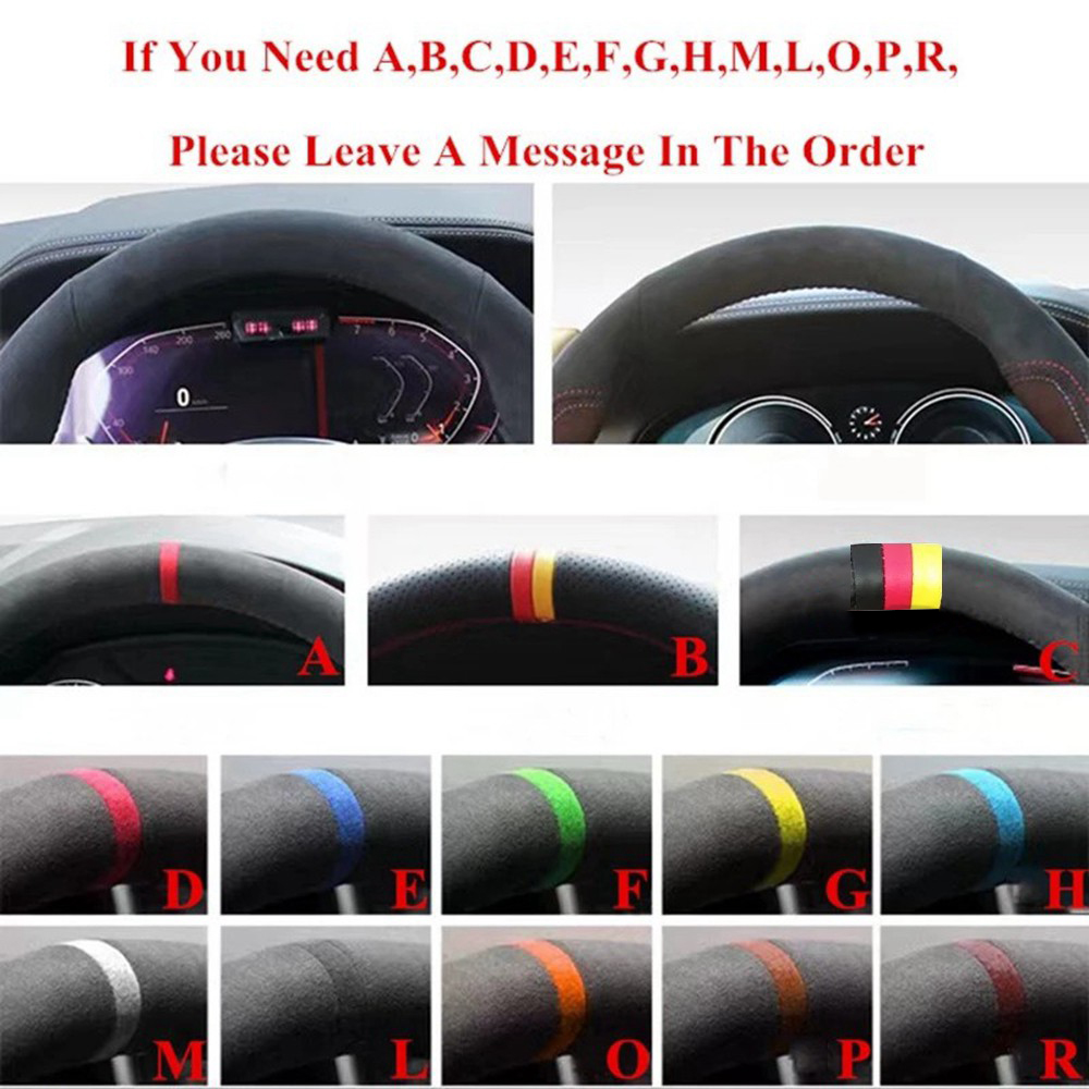 Juste de tresse de volant de v - Car Steering Wheel Cover Anti Slip Breathable avis et prix