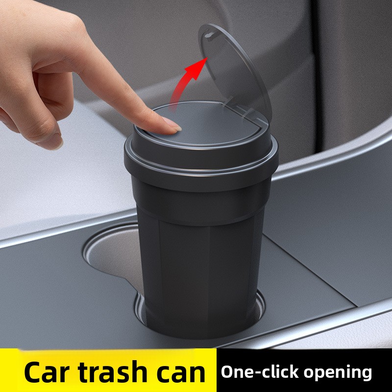 Poubelle de voiture étanche en - Waterproof Car Trash Can With Lid avis et prix