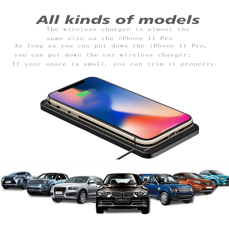 Chargeur de voiture sans fil 1 - Wireless Car Charger Mount Fast Charging avis et prix