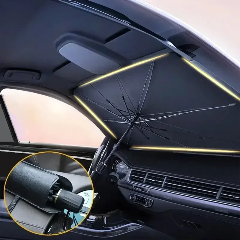 Pare-soleil pliable multifonct - Car Sunshade Windshield Umbrella Foldable avis et prix