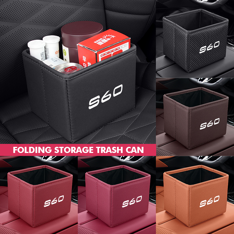 Poubelle de voiture pliable, s - Waterproof Car Trash Can With Lid avis et prix