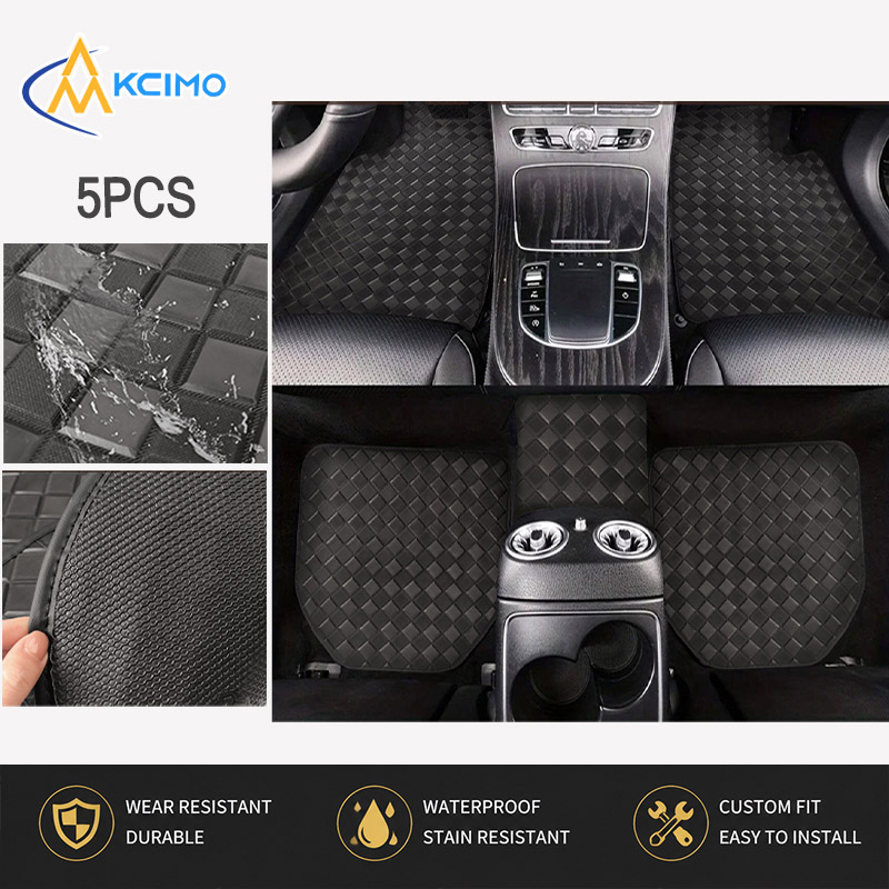Tapis de sol de voiture en cui - Car Floor Mats Universal Waterproof Leather avis et prix