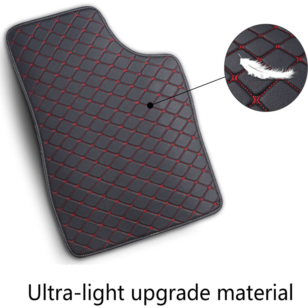Tapis de sol de voiture en cui - Car Floor Mats Universal Waterproof Leather avis et prix
