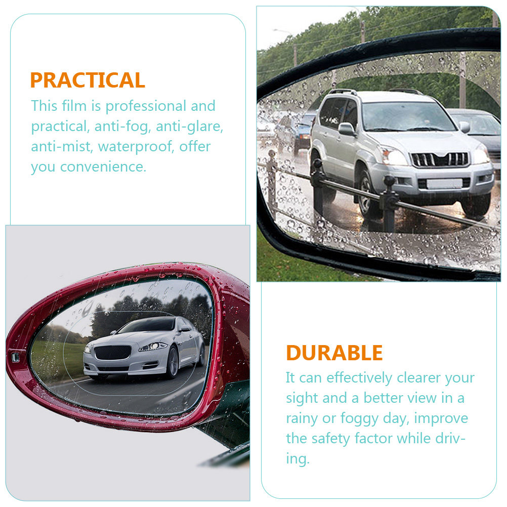 5 paires de films anti-pluie p - Anti Glare Car Rearview Mirror Film avis et prix