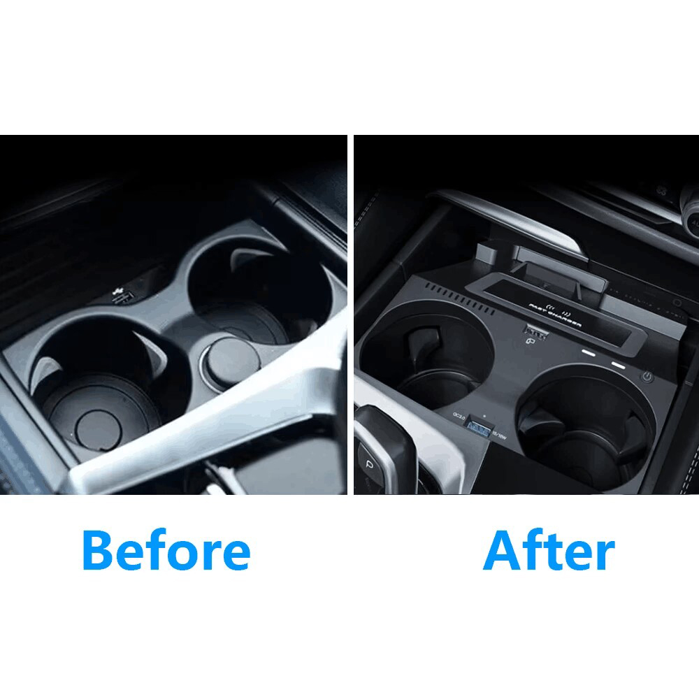 Support de téléphone de voitur - Wireless Car Charger Mount Fast Charging avis et prix